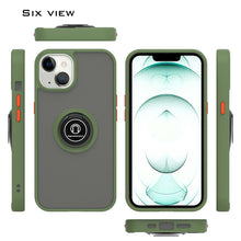 Load image into Gallery viewer, Apple iPhone 13 Case - Clear Tinted Metal Ring Phone Cover - Dynamic Series