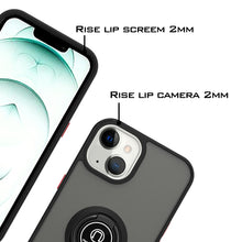 Load image into Gallery viewer, Apple iPhone 13 Mini Case - Clear Tinted Metal Ring Phone Cover - Dynamic Series