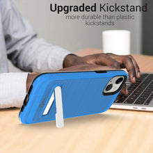 Load image into Gallery viewer, Apple iPhone 13 Mini Case - Metal Kickstand Hybrid Phone Cover - SleekStand Series