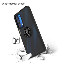 Load image into Gallery viewer, Motorola Edge 2021 Case - Clear Tinted Metal Ring Phone Cover - Dynamic Series