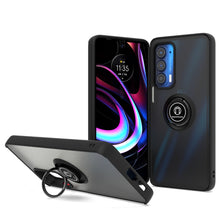 Load image into Gallery viewer, Motorola Edge 2021 Case - Clear Tinted Metal Ring Phone Cover - Dynamic Series