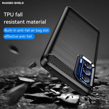Load image into Gallery viewer, Motorola Edge 2021 Slim Soft Flexible Carbon Fiber Brush Metal Style TPU Case