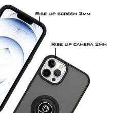 Load image into Gallery viewer, Apple iPhone 13 Pro Case - Clear Tinted Metal Ring Phone Cover - Dynamic Series