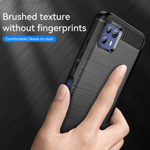 Load image into Gallery viewer, Motorola Moto G50 5G Slim Soft Flexible Carbon Fiber Brush Metal Style TPU Case