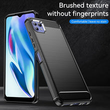 Load image into Gallery viewer, Motorola Moto G50 5G Slim Soft Flexible Carbon Fiber Brush Metal Style TPU Case