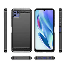 Load image into Gallery viewer, Motorola Moto G50 5G Slim Soft Flexible Carbon Fiber Brush Metal Style TPU Case