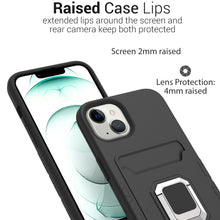 Load image into Gallery viewer, Apple iPhone 13 Mini Case with Metal Ring - Card Series