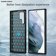 Load image into Gallery viewer, Samsung Galaxy S22 Ultra Slim Soft Flexible Carbon Fiber Brush Metal Style TPU Case