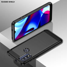Load image into Gallery viewer, Motorola Moto G Pure Slim Soft Flexible Carbon Fiber Brush Metal Style TPU Case
