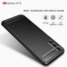 Load image into Gallery viewer, Samsung Galaxy A04S / Galaxy A13 5G Case Slim TPU Phone Cover w/ Carbon Fiber