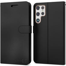 Load image into Gallery viewer, Samsung Galaxy S22 Ultra Wallet Case - RFID Blocking Leather Folio Phone Pouch - CarryALL Series