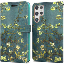 Load image into Gallery viewer, Samsung Galaxy S22 Ultra Wallet Case - RFID Blocking Leather Folio Phone Pouch - CarryALL Series