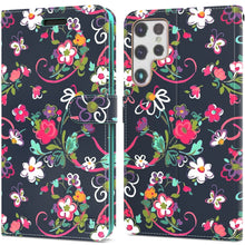 Load image into Gallery viewer, Samsung Galaxy S22 Ultra Wallet Case - RFID Blocking Leather Folio Phone Pouch - CarryALL Series