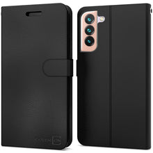 Load image into Gallery viewer, Samsung Galaxy S22 Wallet Case - RFID Blocking Leather Folio Phone Pouch - CarryALL Series