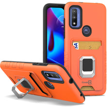 Load image into Gallery viewer, Motorola Moto G Pure Case with Metal Ring - Card Series