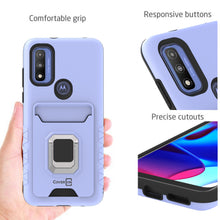 Load image into Gallery viewer, Motorola Moto G Pure Case with Metal Ring - Card Series