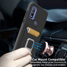 Load image into Gallery viewer, Motorola Moto G Power 2022 Case with Metal Ring - Card Series