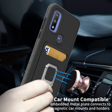 Load image into Gallery viewer, Motorola Moto G Pure Case with Metal Ring - Card Series