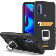 Load image into Gallery viewer, Motorola Moto G Power 2022 Case with Metal Ring - Card Series