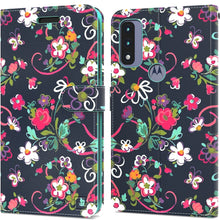 Load image into Gallery viewer, Motorola Moto G Power 2022 Wallet Case - RFID Blocking Leather Folio Phone Pouch - CarryALL Series