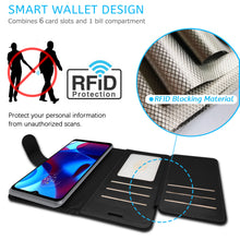 Load image into Gallery viewer, Motorola Moto G Pure Wallet Case - RFID Blocking Leather Folio Phone Pouch - CarryALL Series