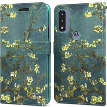 Load image into Gallery viewer, Motorola Moto G Pure Wallet Case - RFID Blocking Leather Folio Phone Pouch - CarryALL Series