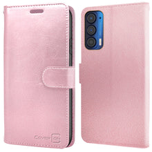 Load image into Gallery viewer, Motorola Edge 2021 Wallet Case - RFID Blocking Leather Folio Phone Pouch - CarryALL Series
