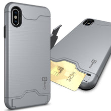 Load image into Gallery viewer, iPhone XS Max Case with Card Holder Kickstand - SecureCard Series