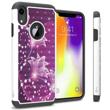 Load image into Gallery viewer, iPhone XR Case - Rhinestone Bling Hybrid Phone Cover - Aurora Series
