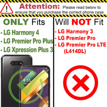 Load image into Gallery viewer, LG Harmony 4 / Premier Pro Plus / Xpression Plus 3 Holster Case - Heavy Duty Shockproof Case with Belt Clip