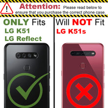 Load image into Gallery viewer, LG K51 / Reflect Clear Liquid Glitter Case - Full Body Tough Military Grade Shockproof Phone Cover
