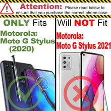 Load image into Gallery viewer, Motorola Moto G Stylus Case - Rhinestone Bling Hybrid Phone Cover - Aurora Series