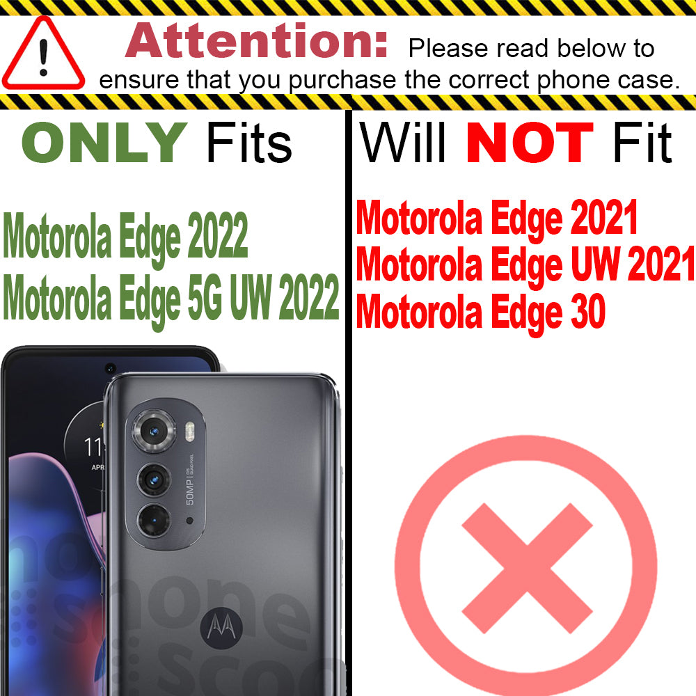 Motorola Edge 2022 / Edge 5G UW 2022 Case Slim TPU Phone Cover w/ Carbon Fiber Motorola Edge 2022 / Edge 5G UW 2022 Case Slim TPU Phone Cover w/ Carbon Fiber