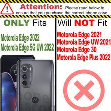 Load image into Gallery viewer, Motorola Edge 2022 / Motorola Edge 5G UW 2022 Case Military Grade Heavy Duty Phone Cover