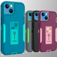 Load image into Gallery viewer, Apple iPhone 14 Plus Case Heavy Duty Rugged Phone Cover w/ Kickstand