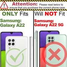 Load image into Gallery viewer, Samsung Galaxy A22 Clear Case Hard Slim Protective Phone Cover - Pure View Series