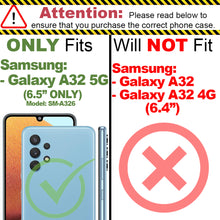 Load image into Gallery viewer, Samsung Galaxy A32 5G Case - Clear Tinted Metal Ring Phone Cover - Dynamic Series