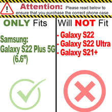 Load image into Gallery viewer, Samsung Galaxy S22 Plus Case with Magnetic Kickstand