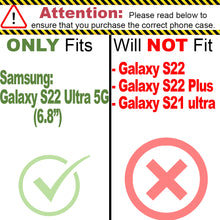 Load image into Gallery viewer, Samsung Galaxy S22 Ultra Case with Metal Ring - Card Series