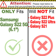 Load image into Gallery viewer, Samsung Galaxy S22 Case - Heavy Duty Shockproof Case