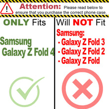 Load image into Gallery viewer, Samsung Galaxy Z Fold4 Ring Case Clear Tinted Back Phone Cover