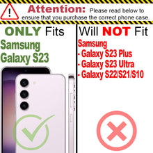Load image into Gallery viewer, Samsung Galaxy S23+ Plus Wallet Case RFID Blocking Leather Folio Phone Pouch