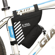 Load image into Gallery viewer, Bike Bag with Water Bottle Holder, Sport Cycling Frame Storage Bag Bicycle Pouch Triangle Saddle Strap-On Cup Handlebar Accessories Pack for Road Mountain