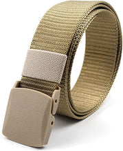 Load image into Gallery viewer, CoreLife Nylon Tactical Belt for Men, Adjustable Casual Outdoor Heavy Duty Belt with Durable Plastic Buckle
