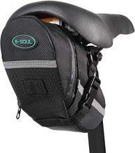 Load image into Gallery viewer, CoreLife Bicyle Saddle Bike Bag Under Seat Pouch Water Resistance Cycling Wedge Pack Accessories Storage Pannier - Black