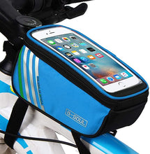Load image into Gallery viewer, Bike Phone Mount Bag, Cycling Waterproof Front Frame Top Tube Handlebar Touch Screen Holder Bicycle Pouch Case