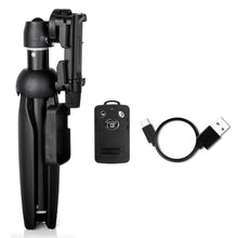 Load image into Gallery viewer, Selfie Stick Tripod for Phones - Universal Extra Long 40" Extendable & 360° Rotation Tripod Selfie Stick with Wireless Bluetooth Remote Control