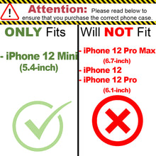 Load image into Gallery viewer, Apple iPhone 12 Mini Case with Magnetic Kickstand Ring