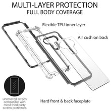 Load image into Gallery viewer, LG K51 / Reflect Clear Case - Full Body Tough Military Grade Shockproof Phone Cover