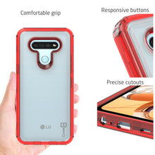 Load image into Gallery viewer, LG K51 / Reflect Clear Case - Full Body Tough Military Grade Shockproof Phone Cover